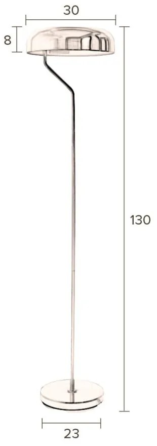 Eclipse fekete állólámpa - Dutchbone