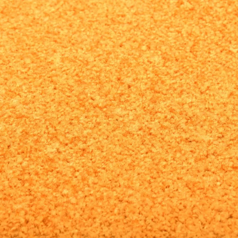 narancssárga kimosható lábtörlő 120 x 180 cm