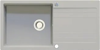 RIVA XL 1B 1D 1000x500 gránit mosogató LIGHT BEIGE GRANMASTER