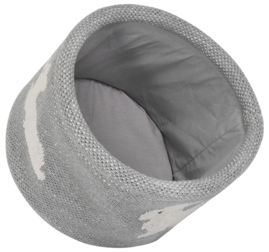 Bunny szürke pamut rendszerező, ø 16 cm - Kindsgut