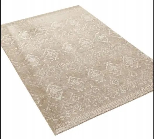 Songmics szőnyeg 160x230cm, Boho bézs, mosógépben mosható, csúszásgátló