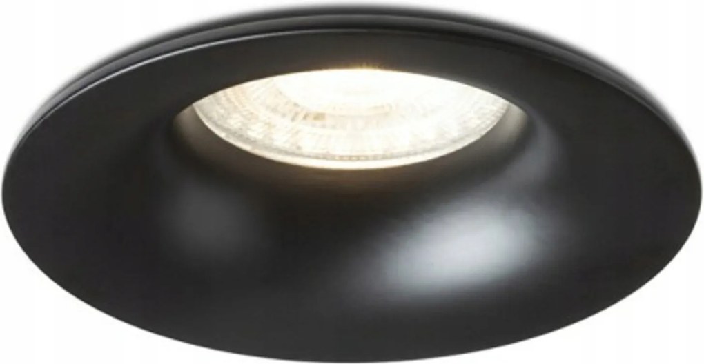 Süllyesztett lámpatest Rendl Isla fekete IP65 GU10 fürdőszoba 7W 230V