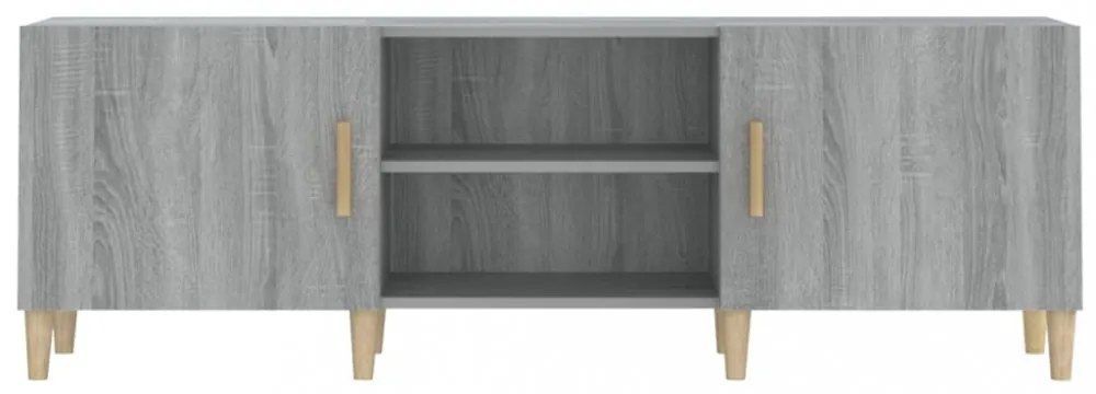 vidaXL szürke sonoma színű szerelt fa TV-szekrény 150x30x50 cm