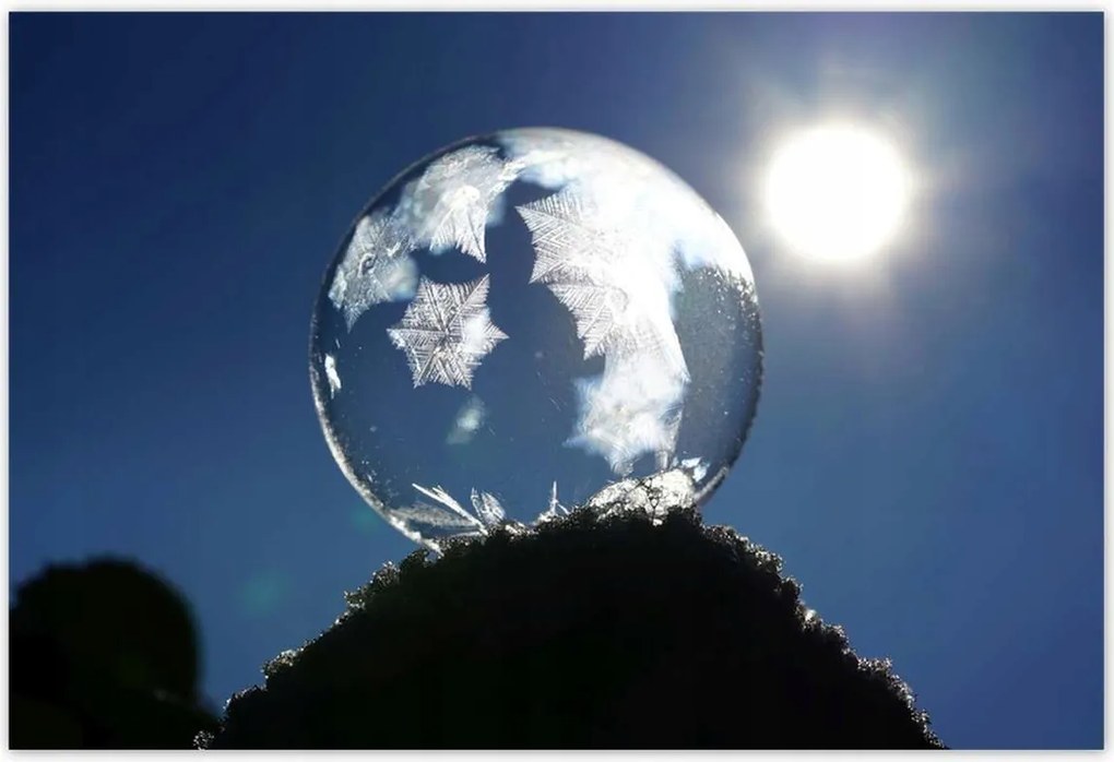 Poszterek 155x105 Fagyasztott gömb Karácsony