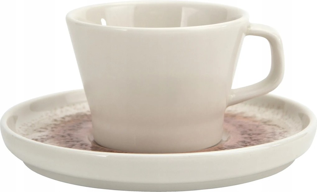 Porcelán csésze eszpresszóhoz 80 ml csészealj Sol