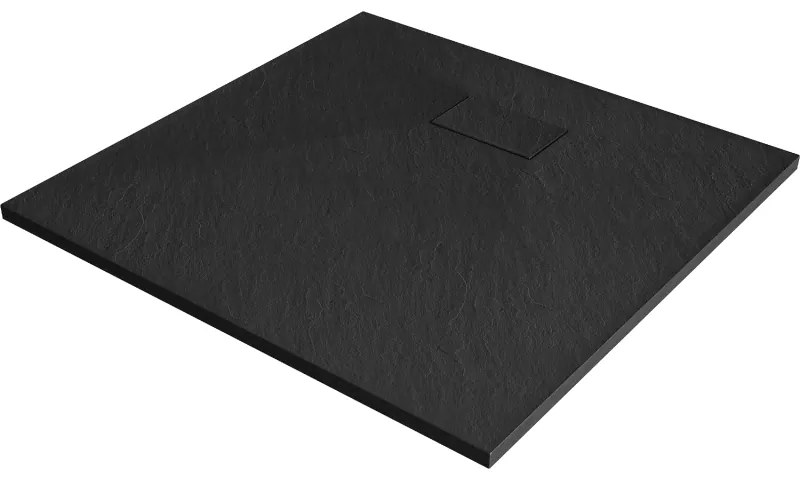 Mexen Hugo 90 x 90 cm négyzet alakú SMC zuhanytálca, fekete - 42709090