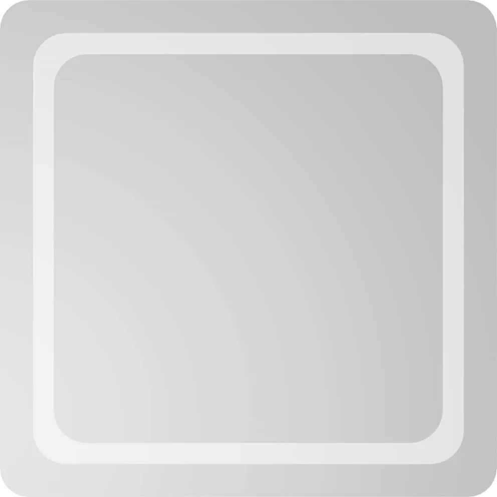 vidaXL LED-es fürdőszobatükör 60x60 cm