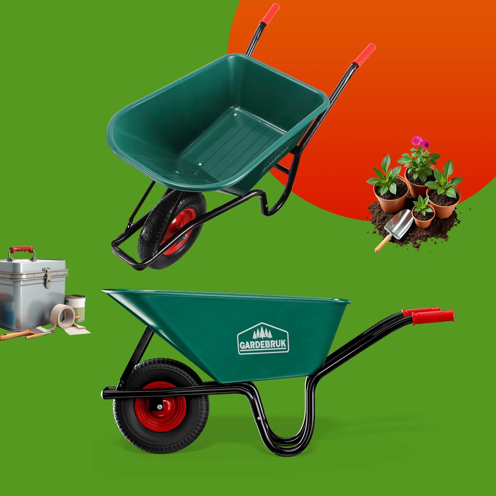 Gardebruk® Kerti kerék 100l - zöld