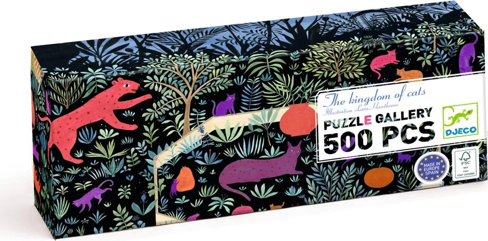 Művész puzzle - A macskák birodalma, 500 db-os - The kingdom of cats