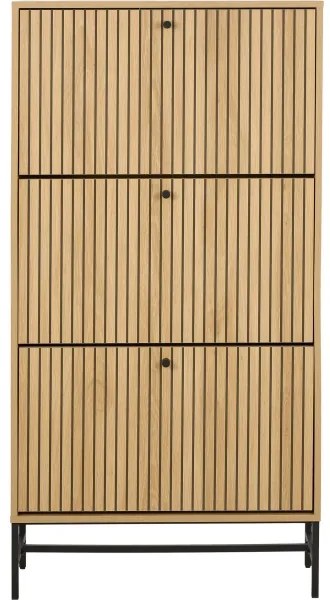 Olivia cipőtároló, tölgy színű