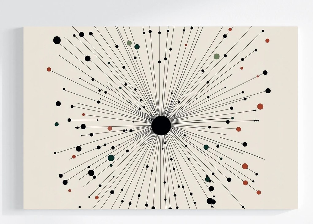 Vászonkép Canvas Grafika Geometria Absztrakt Nap 60x40