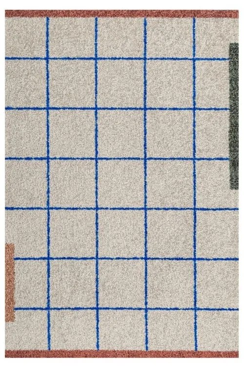 Elefántcsont színű mosható szőnyeg 55x80 cm Network – Mette Ditmer Denmark