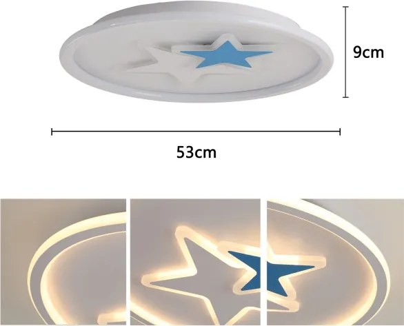 Brilagi - LED gyerek mennyezeti lámpa STARS LED/35W/230V átmérő 53 cm