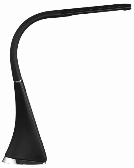 LED fényerőszabályozható asztali lámpa kijelzővel LED/10W/5V fekete