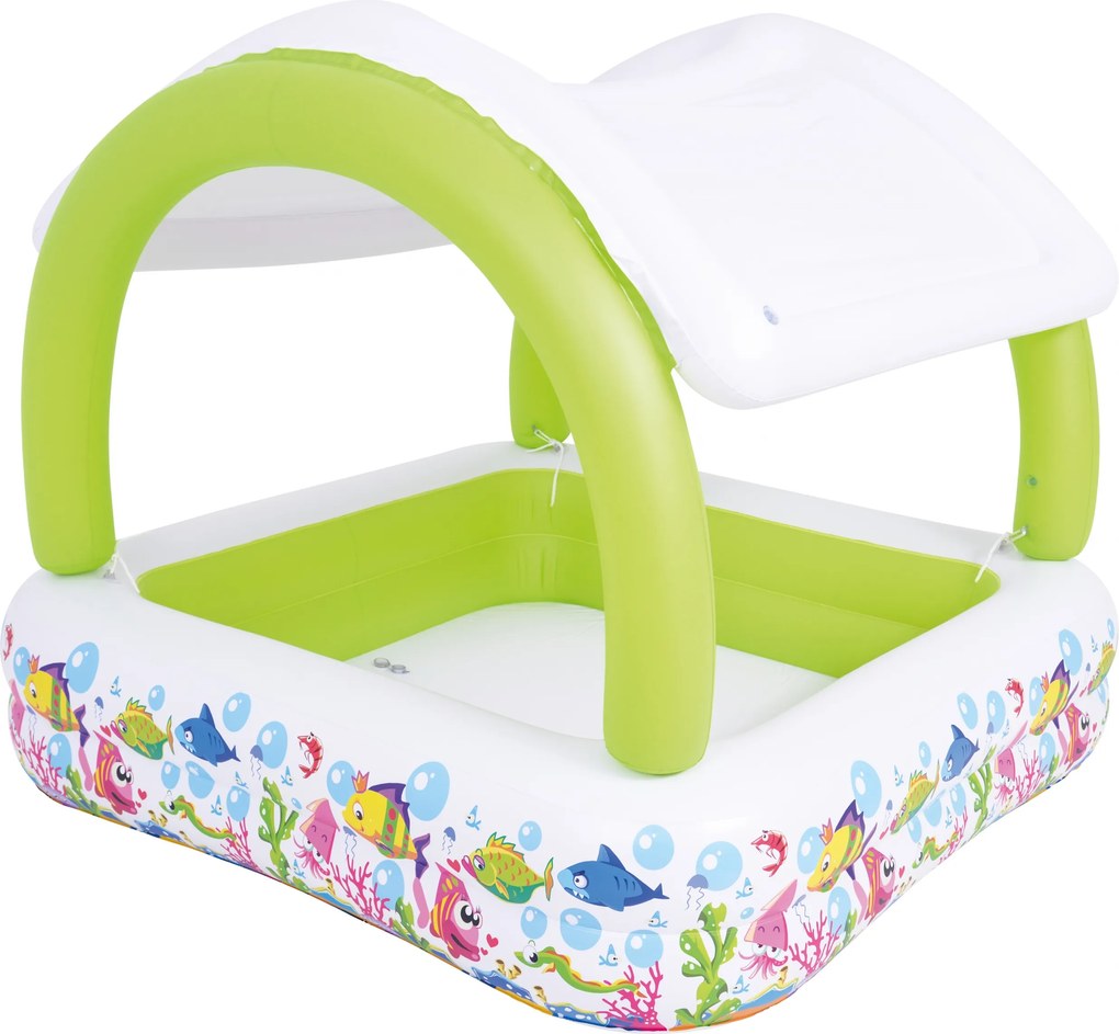 Felfújható medence négyzet alakú SunClub 143 x 1 cm