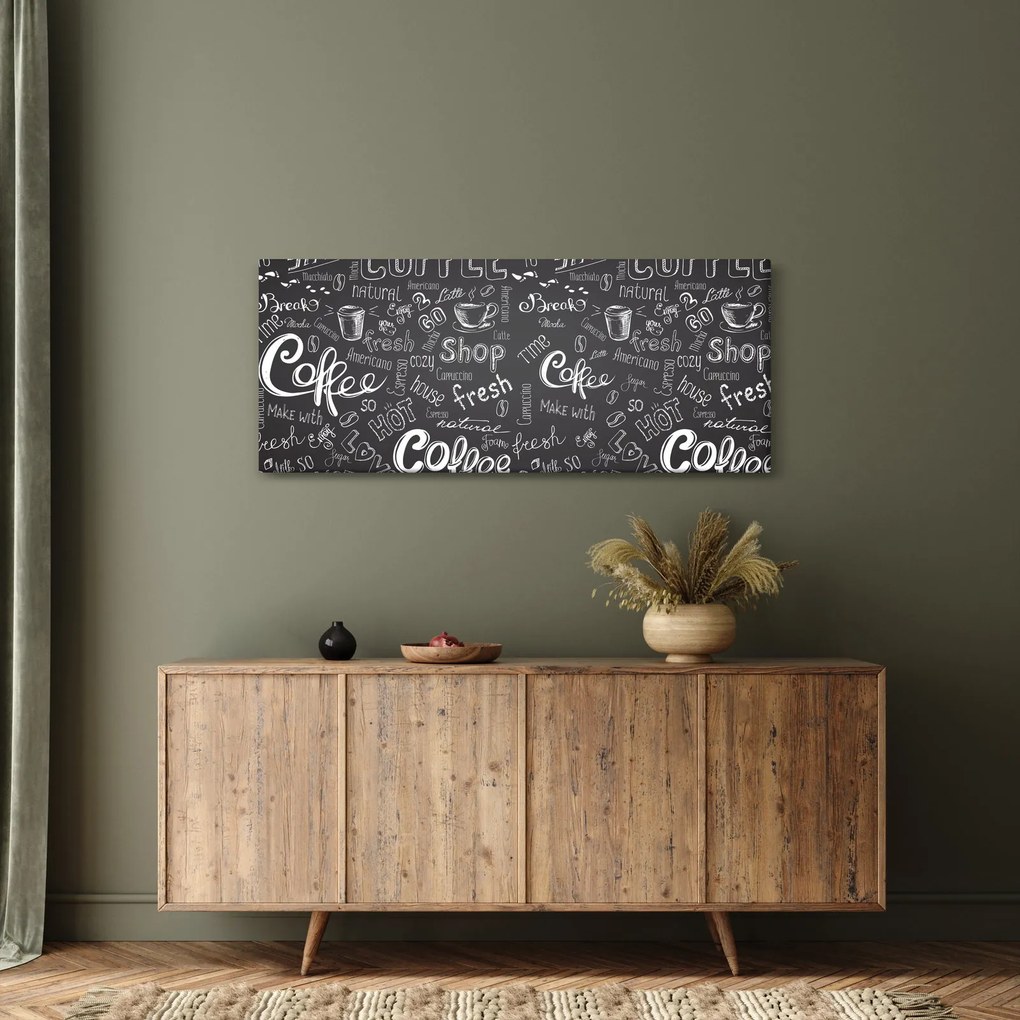 Kép - Coffee (120x50 cm)