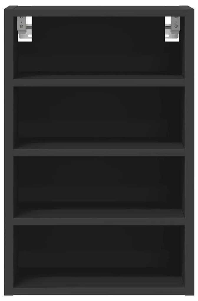 fekete forgácslap függő szekrény 40x29,5x60 cm