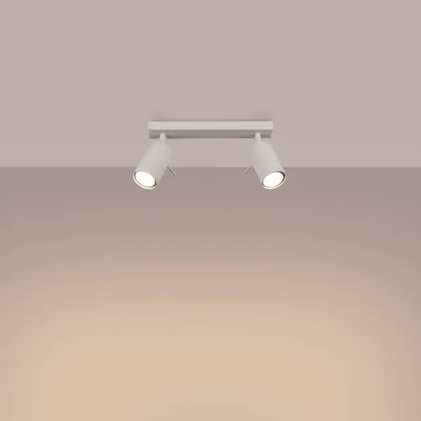 Sollux SL.1495 - Spotlámpa RING 2xGU10/10W/230V krémes