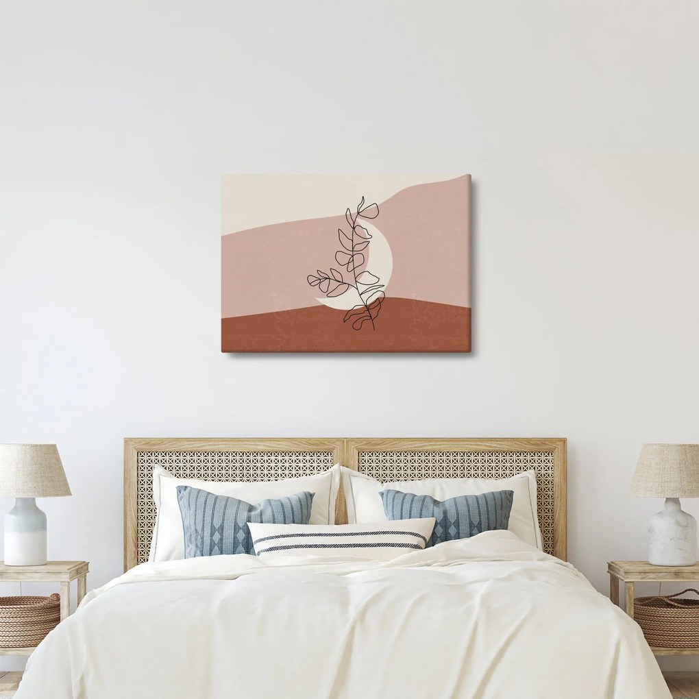 Kép - Boho levelek N⁰2 (70x50 cm)