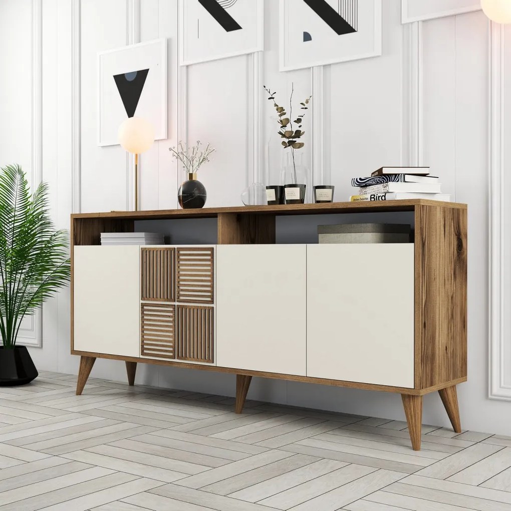 Milan 160 - Walnut, Cream
