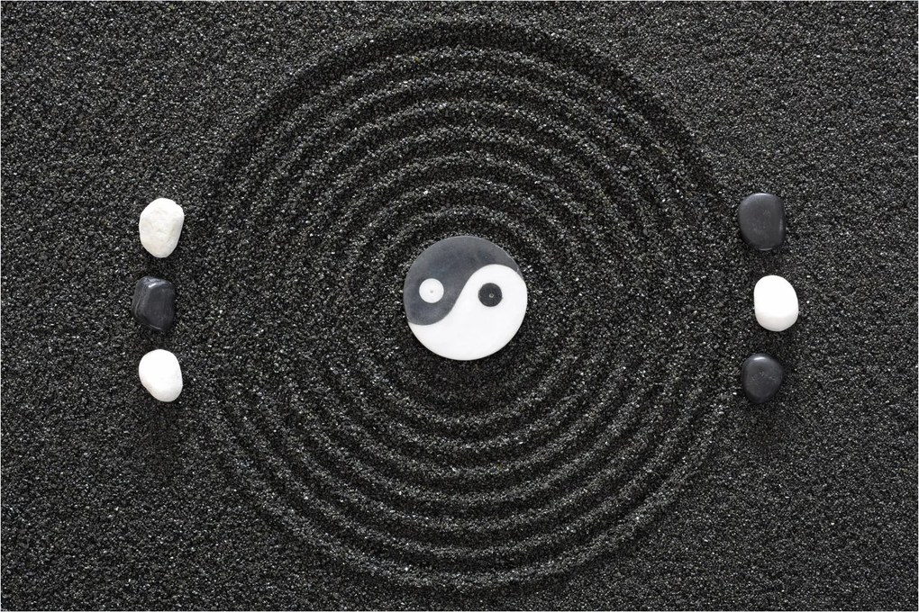 Kép - Yin és Yang (90x60 cm)