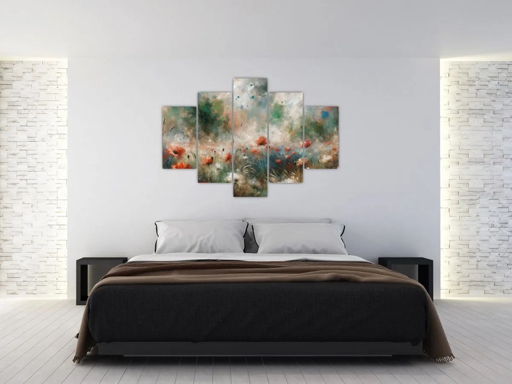 Kép – Pipacsmező absztrakciója (150x105 cm)