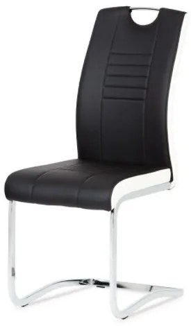 Scaun modern cu bază de sanie negru Dcl-406