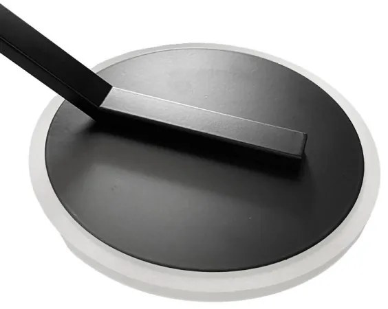 LED Dimmelhető felületre szerelhető csillár LED/86W/230V 3000-6500K fekete + távirányítás