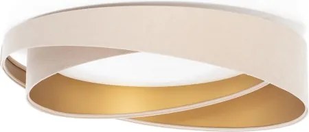 LED mennyezeti lámpa GALAXY MODERN LED/24W/230V Ø 55 cm bézs/arany