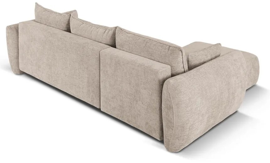 Bézs sarokkanapé (bal oldali) Matera – Cosmopolitan Design
