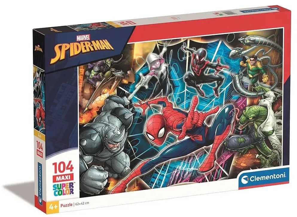 Pókember Enemies 104 db-os maxi puzzle Clementoni