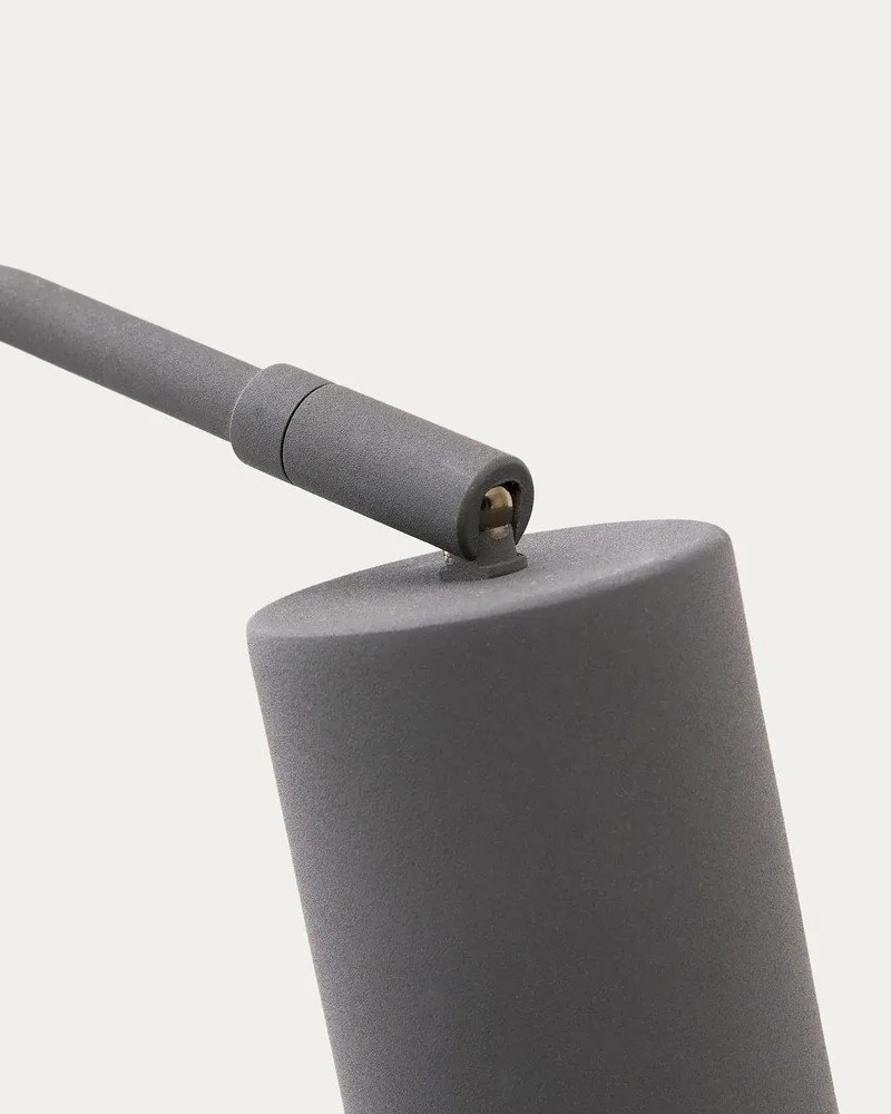 Fekete fém asztali lámpa (magasság 49 cm) Manie – Kave Home