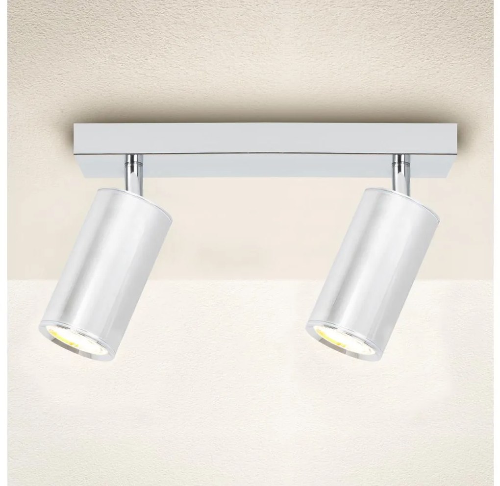 Brilagi - Fürdőszobai spotlámpa SELE 2xGU10/30W/230V IP44 fényezett króm