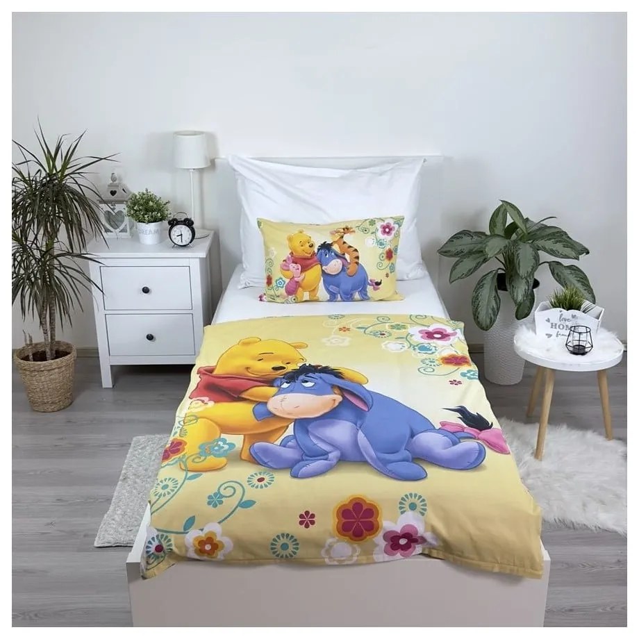 Pamut gyerek ágyneműhuzat babaágyhoz 100x135 cm Winnie-the-Pooh – Jerry Fabrics