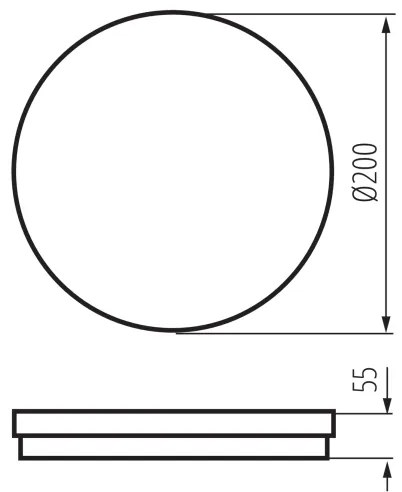 Kanlux 38380 - LED Kültéri lámpa BENO ECO LED/12W/230V 3000/4000/6500K IP65
