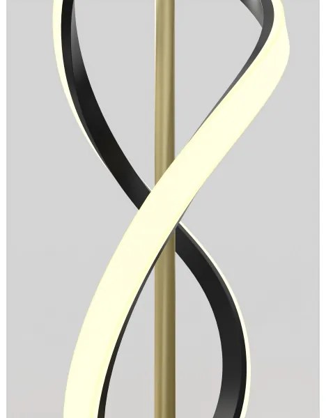 Wofi 3134-104 - LED Dimmelhető állólámpa INDIGO LED/31W/230V fekete/arany