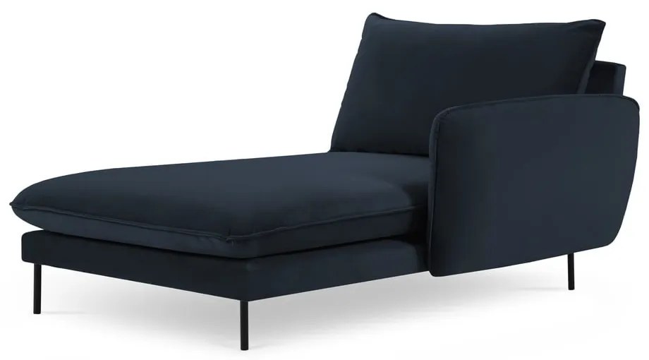 Sötétkék bársony heverő (jobb oldali) Vienna – Cosmopolitan Design