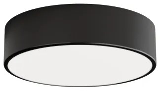 Fürdőszobai mennyezeti lámpa érzékelővel CLEO 2xE27/24W/230V átm. 30 cm fekete IP54