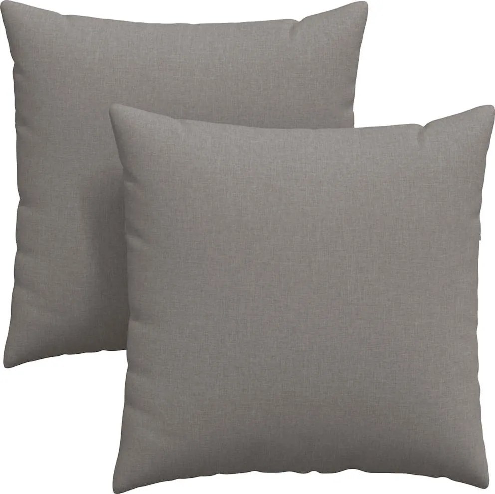 vidaXL Kanapé párnák 2 pcs Tópszínű 60 x 60 cm szövet