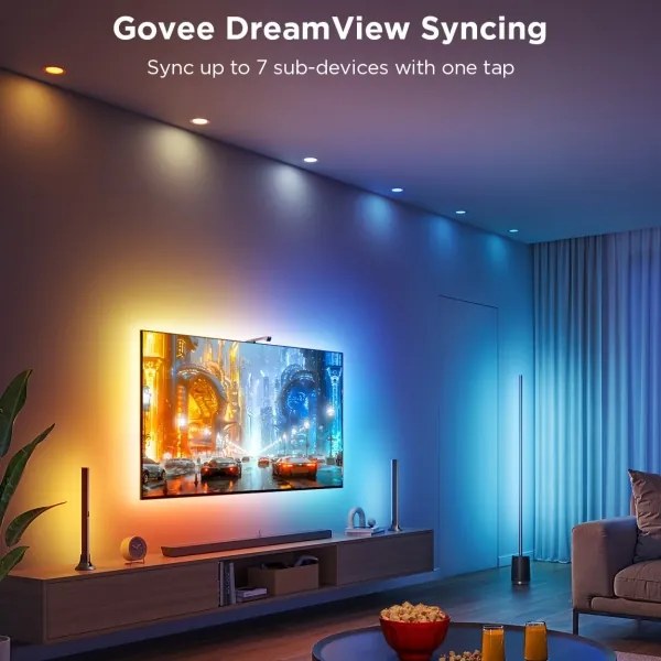Govee - KÉSZLET 2x Backlight TV 55-65" SMART LED háttérvilágítás RGBICW Wi-Fi