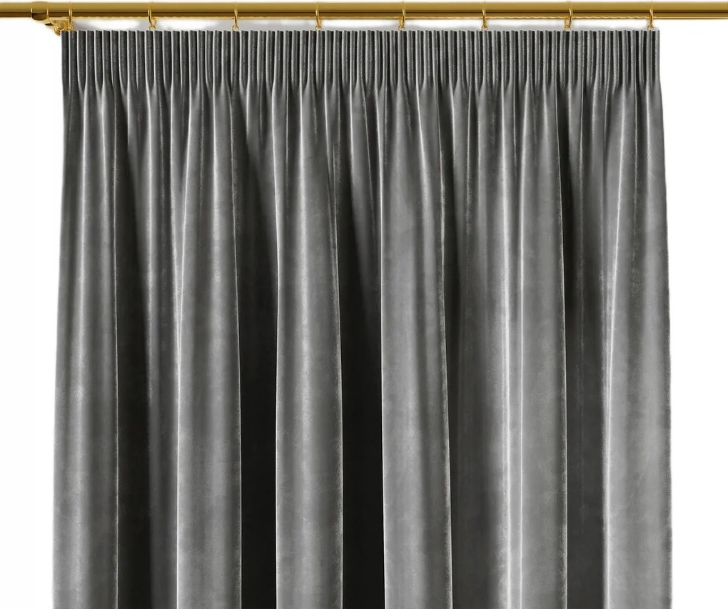 Velvi szalagfüggöny 140x230 antracit