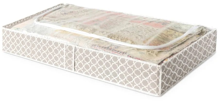 Bézs ágy alatti tároló, hosszúság 107 cm - Compactor