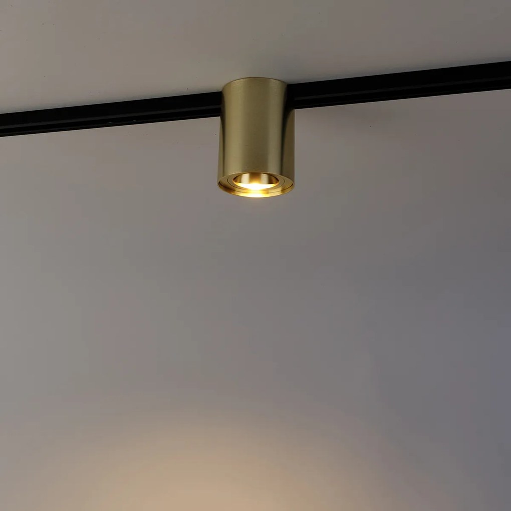 Modern 1 fázisú sínrendszer spotlámpa arany - Rondoo Up