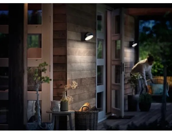 Philips - LED Kültéri fali lámpa MIMOSA LED/7W/230V 2700K IP44