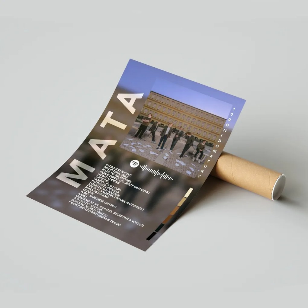 Poszter Album Szőnyeg 100 Napok Érettségi 20x30 cm Ajándék Ötlet