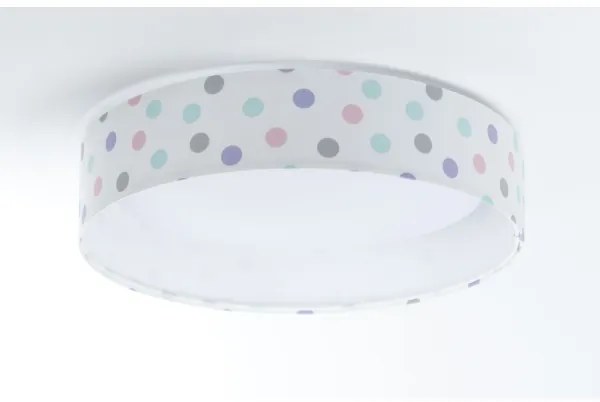 LED mennyezeti lámpa GALAXY KIDS LED/24W/230V színes pöttyökkel