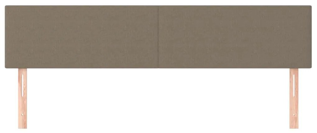 2 db tópszínű szövet fejtámla 100x5x78/88 cm