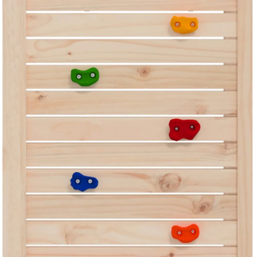 tömör fenyőfa kültéri játszószett 52,5 x 110,5 x 214 cm