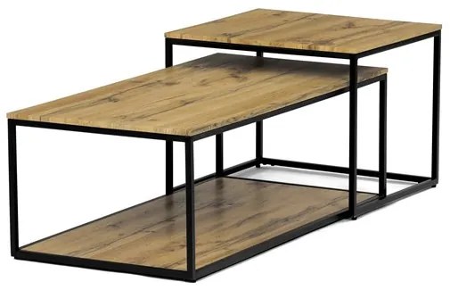 Dohányzóasztal 100 × 50 × 35 cm MDF vadtölgy CT-X7123 OAK