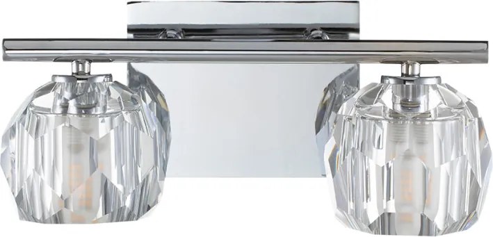 Quintiesse REGALIA QN-REGALIA2-PC-BATH Fali lámpa 2x3W/G9 3000k 600LM IP44